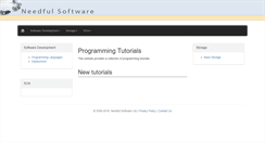 Desktop Screenshot of needfulsoftware.com