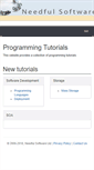 Mobile Screenshot of needfulsoftware.com